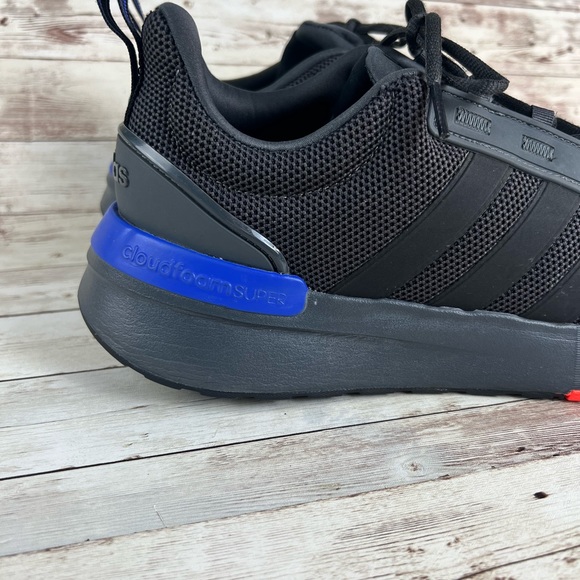 Men Adidas black RACER TR21 SHOES for men size 13 - Picture 6 of 11